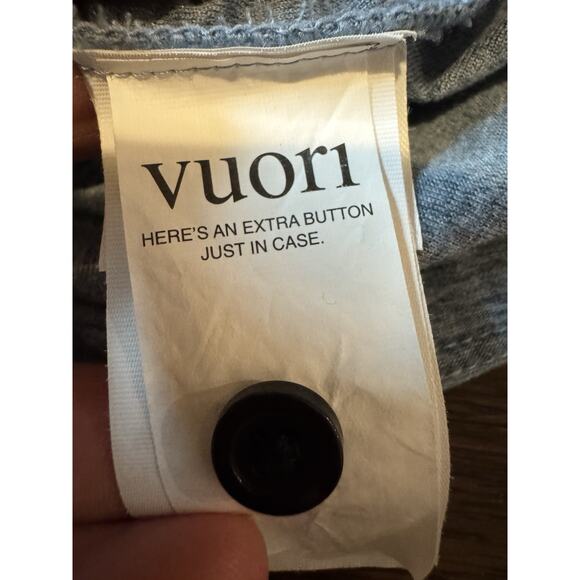 Vuori Polo Shirt Mens XL Blue Strato Tech Performance Tee Short Sleeve Athletic - Picture 9 of 10